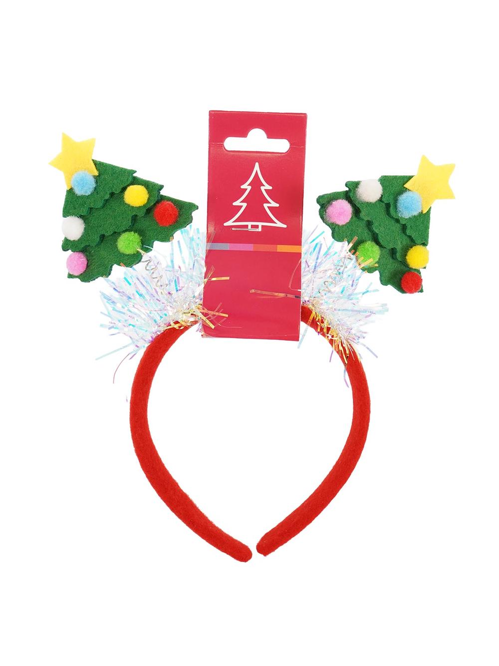 Opaska na głowę - choinki