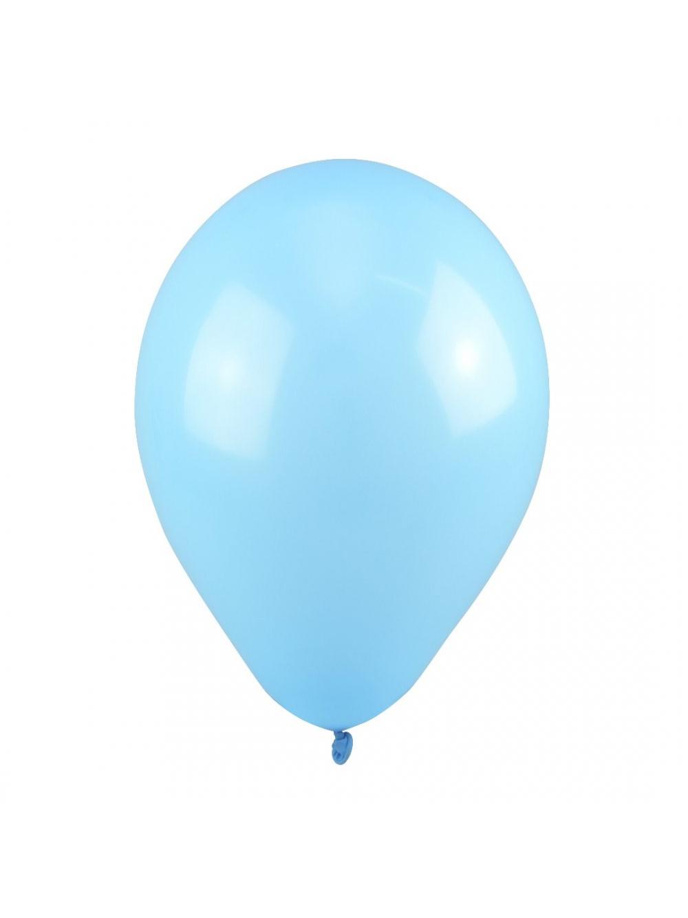 Balony pastelowe 10'' błękitne (100 szt.)