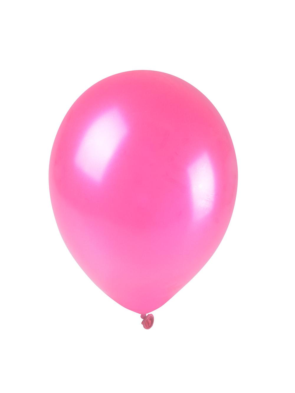 Balony metalizowane 10" ciemne różowe nr 083 (100 szt.)
