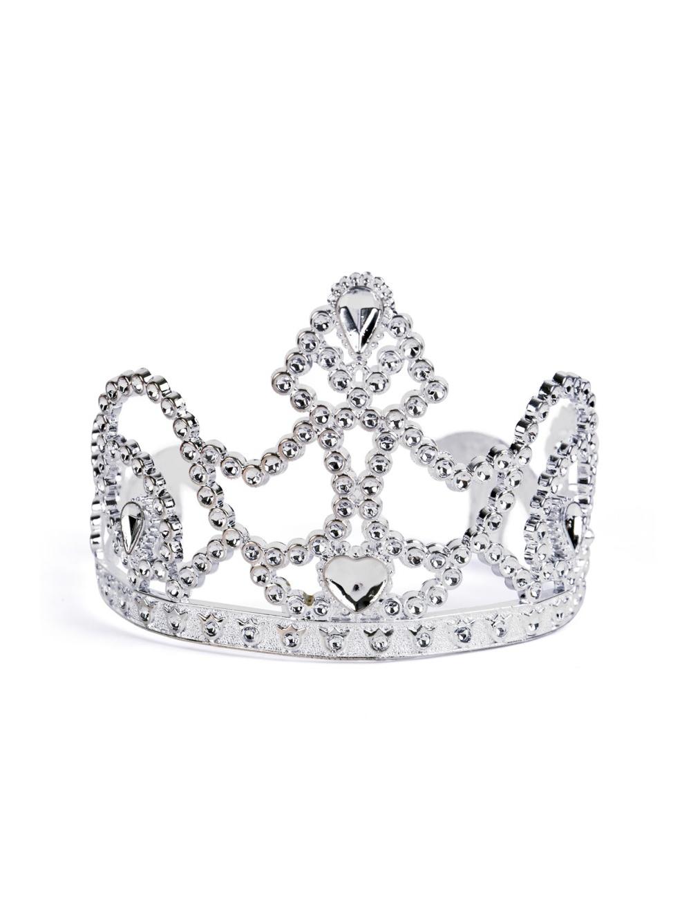 Tiara księżniczki srebrna