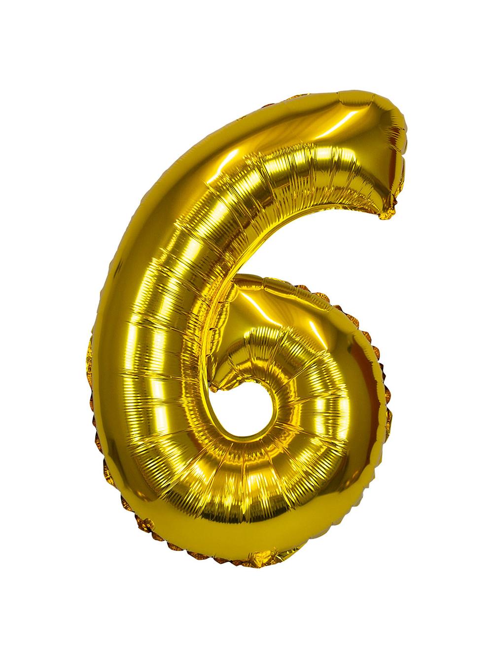 Balon foliowy cyferka XXL - nr 6