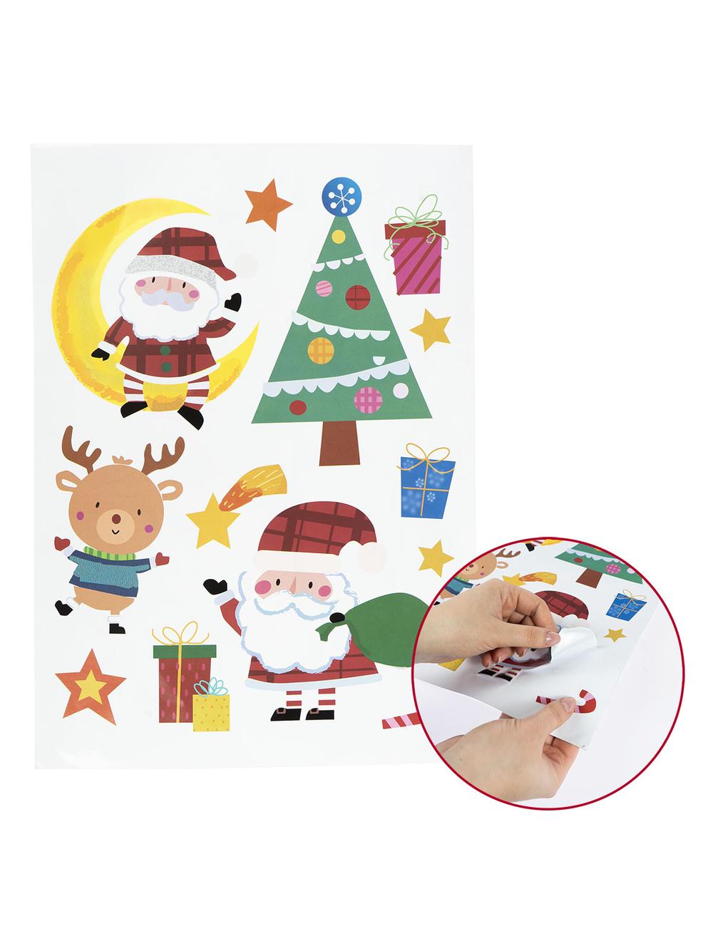 Naklejki ścienne - zimowe wzory