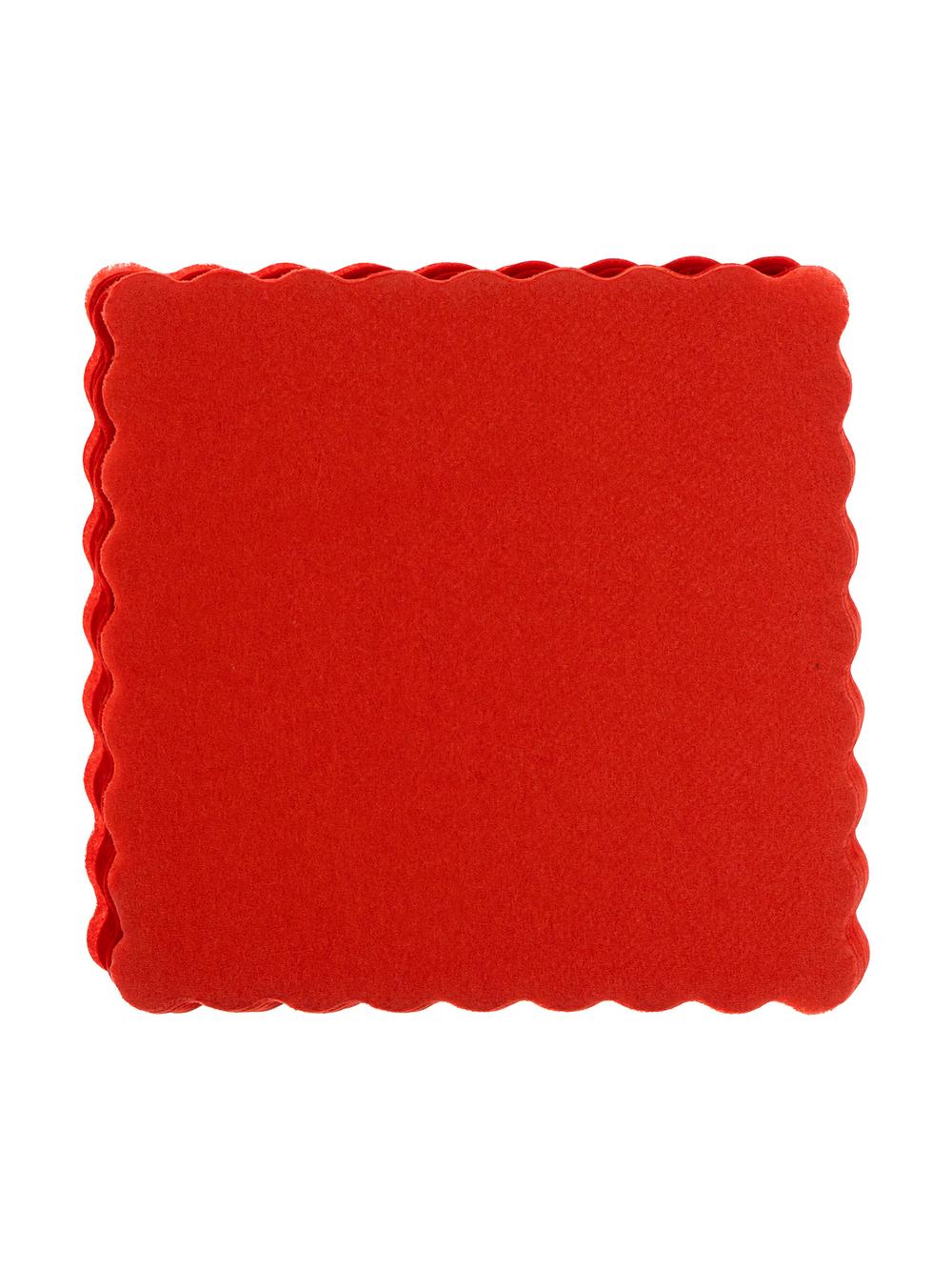 Serwetki gastronomiczne - czerwone 15x15 cm (120 szt.)