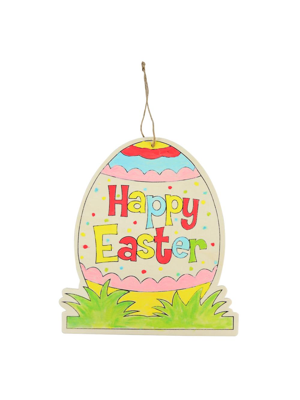 Drewniana ozdoba zrób to sam jajko