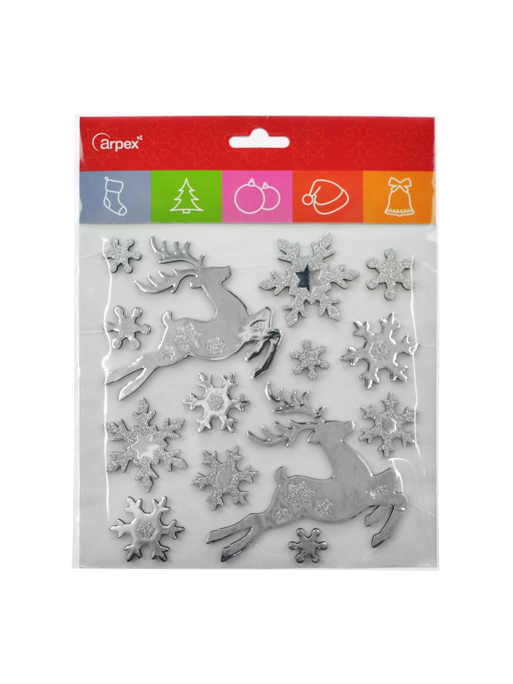 Zimowa dekoracja samoprzylepna