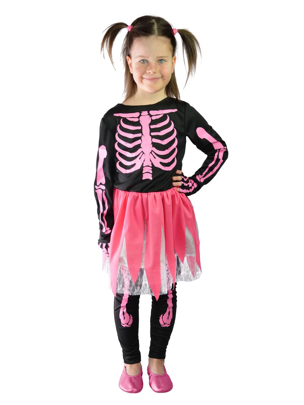 Strój dziecięcy - Szkieletka - rozmiar S