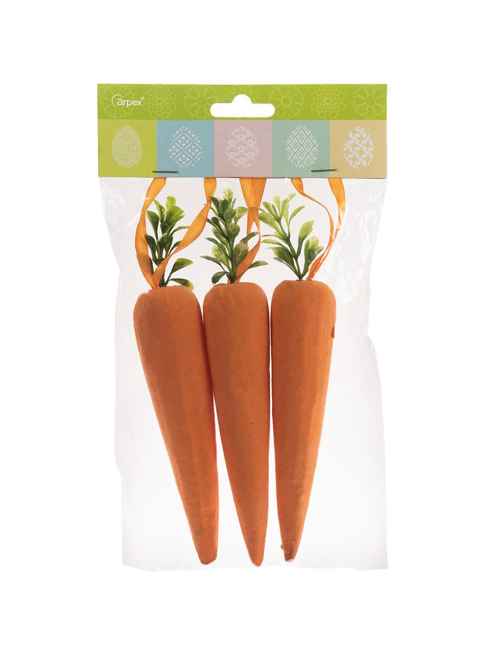 Marchewki dekoracyjne duże (3 szt.)