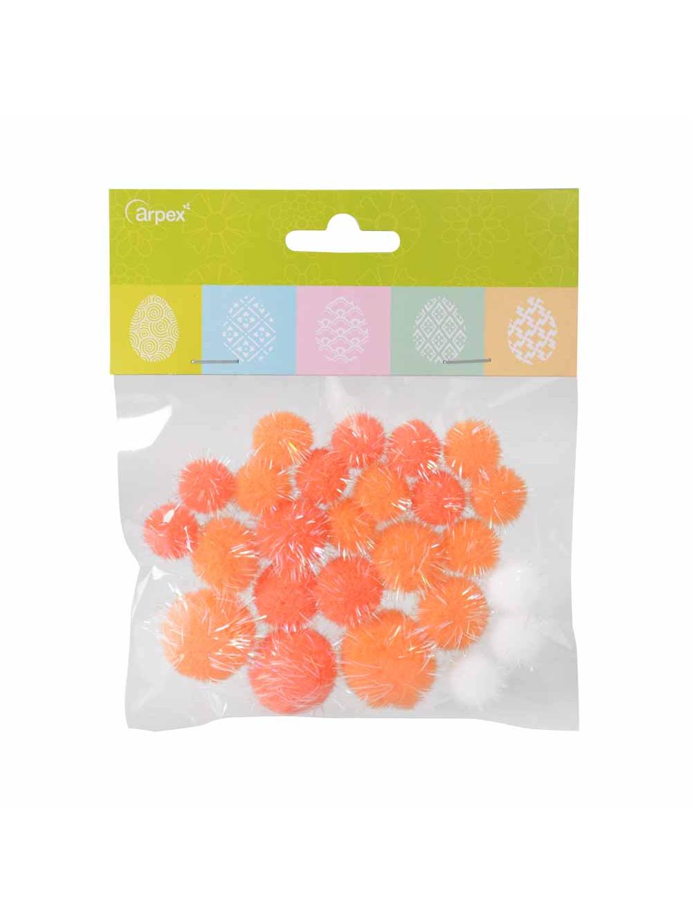 Pomponiki do zestawu zrób to sam - mix rozmiarów (25 szt.)