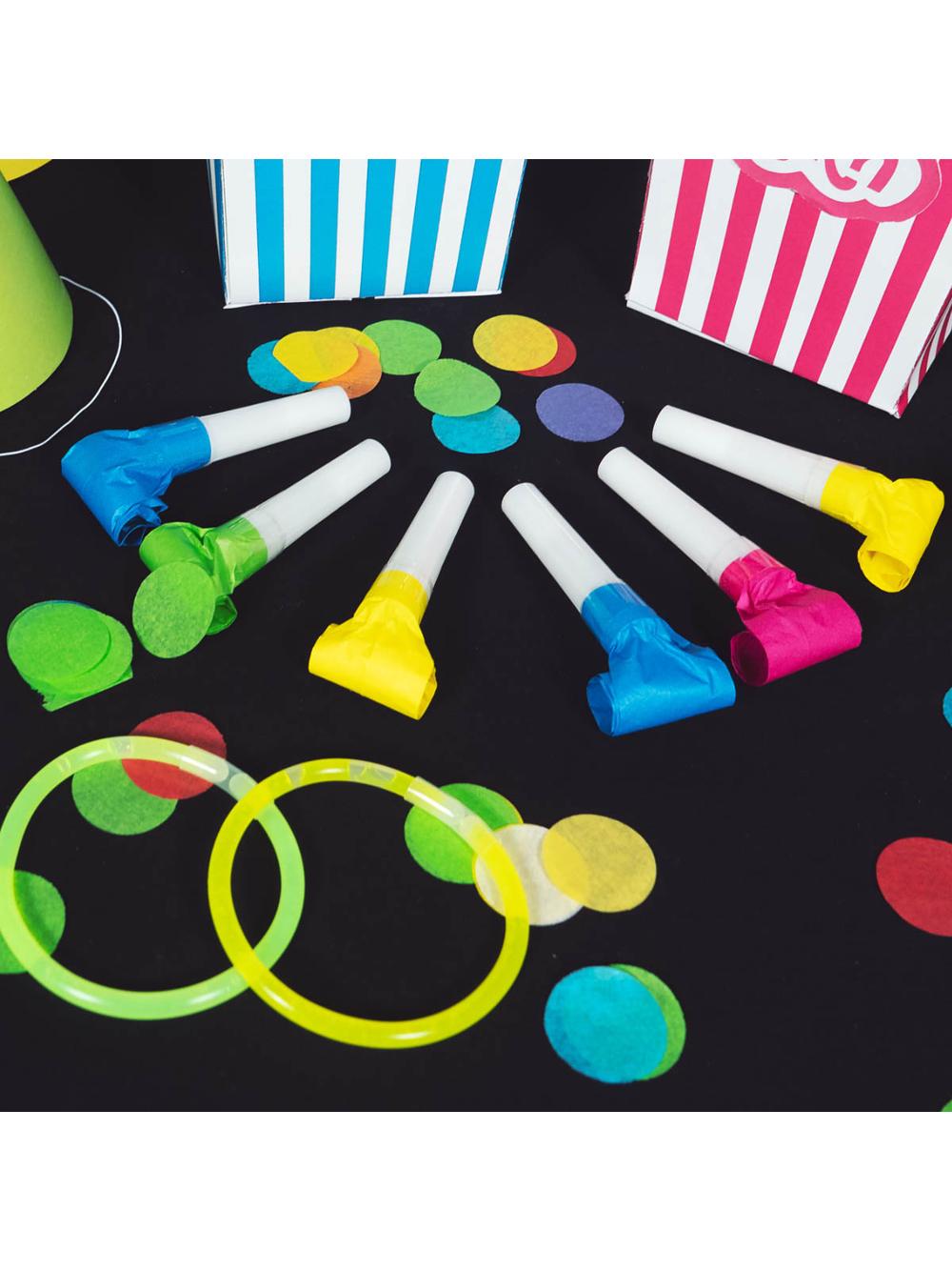 Gwizdki Neon party (6 szt.)