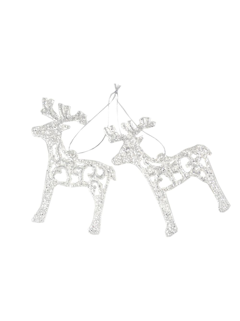 Reniferki z brokatem (2 szt.)