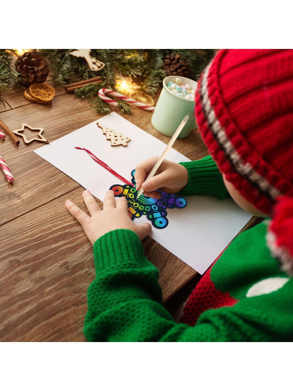 Świąteczne zawieszki - zdrapki (3 szt.)