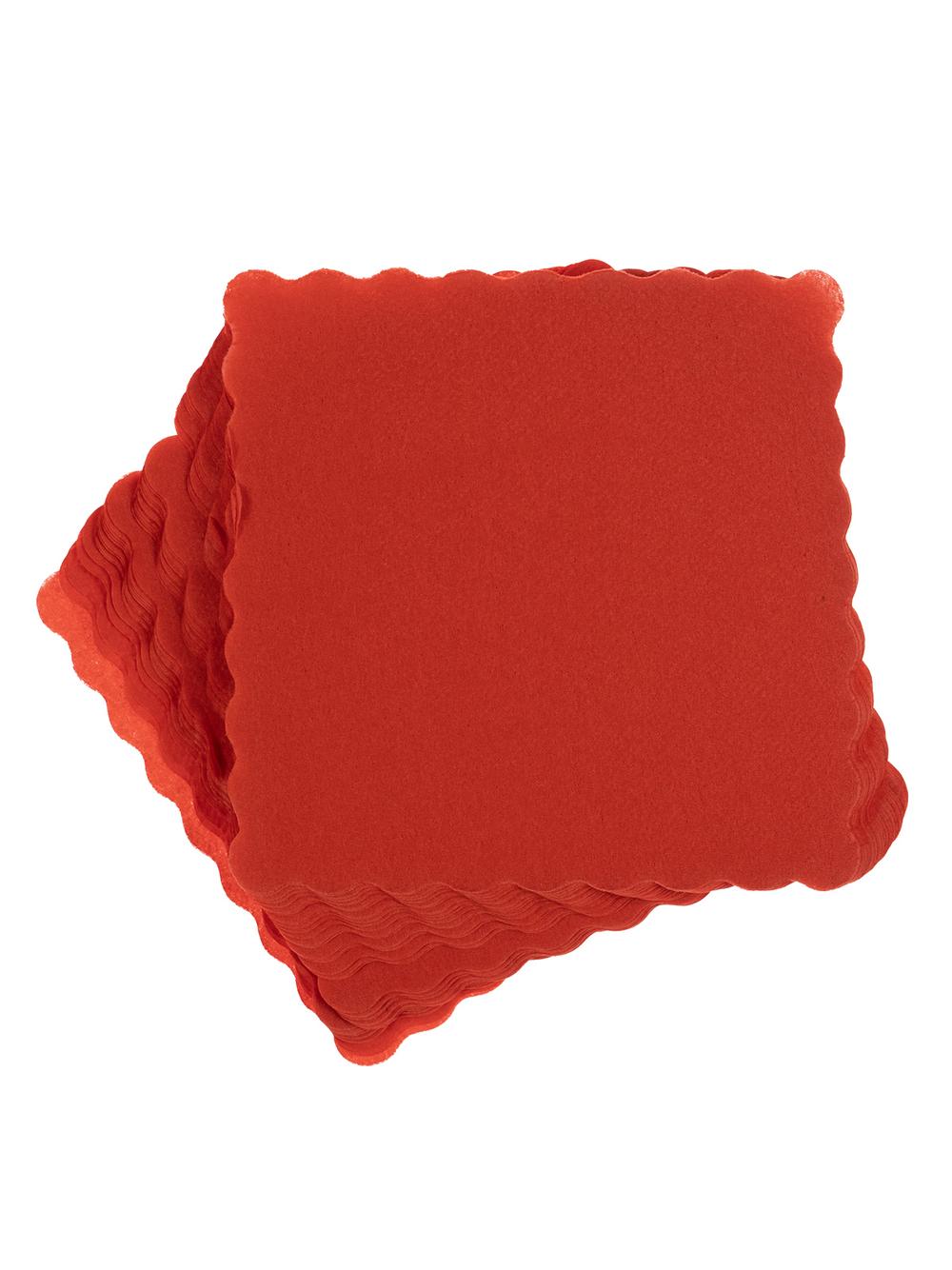 Serwetki gastronomiczne - czerwone 15x15 cm (120 szt.)