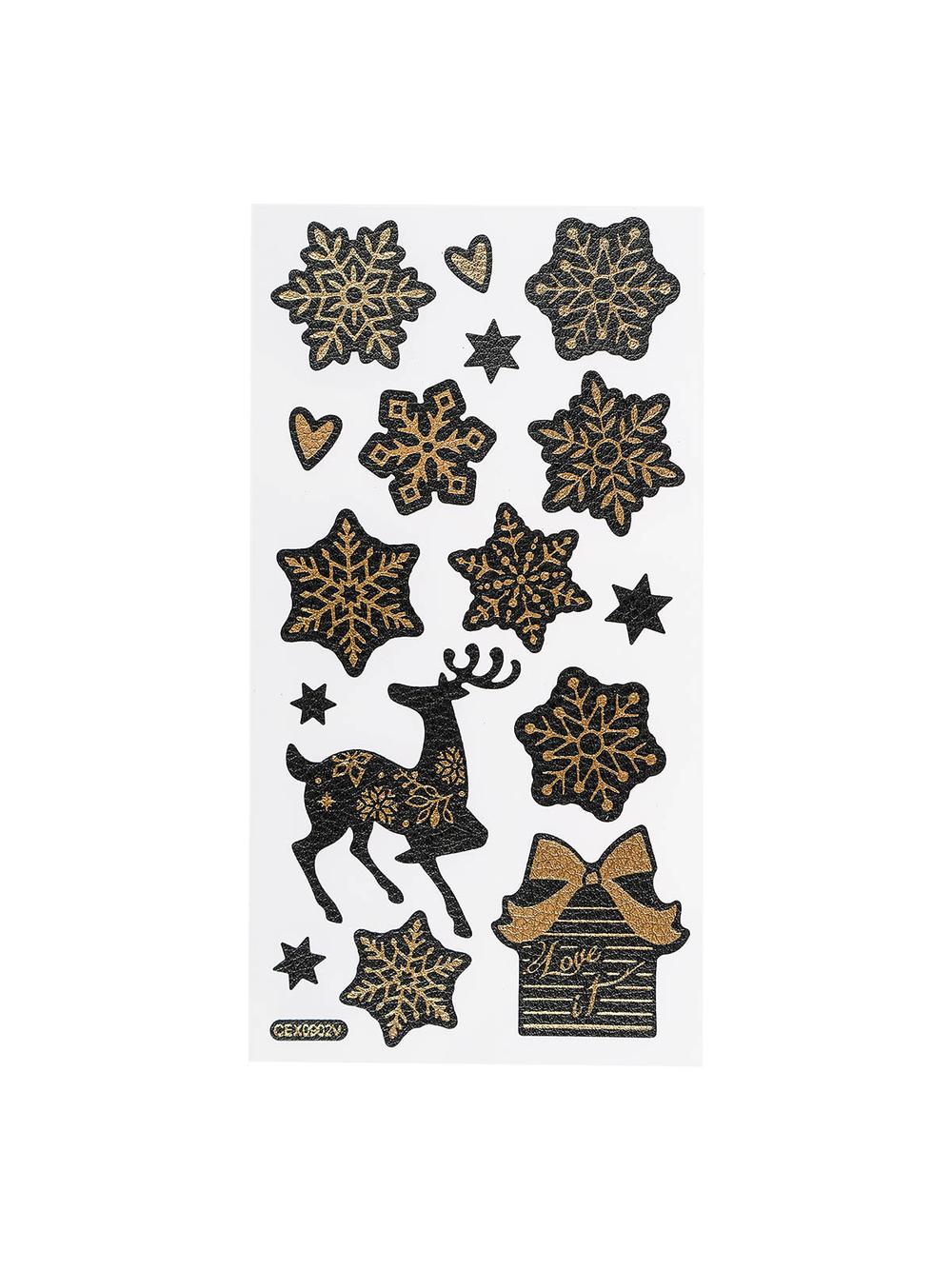 Świąteczne naklejki Glamour