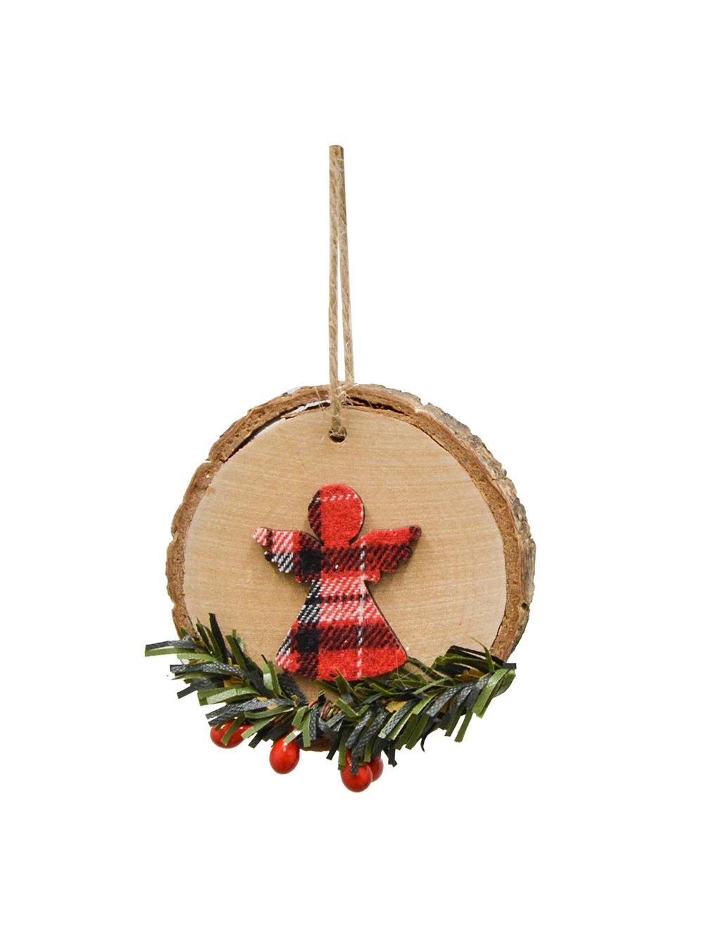 Drewniana zawieszka - kratka