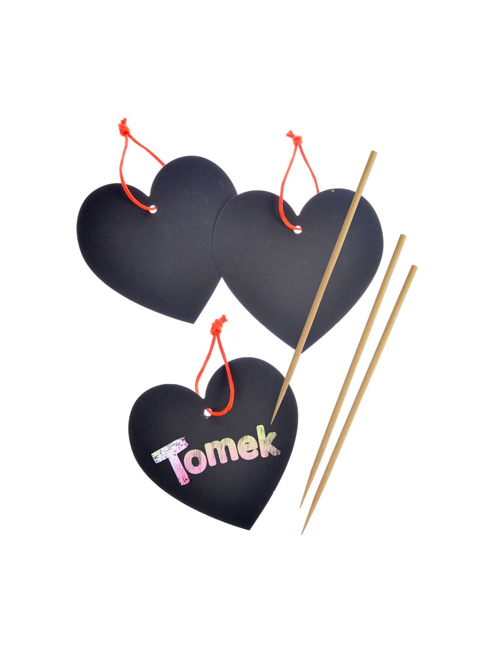 Serduszka zawieszki - zdrapka (3 szt.)