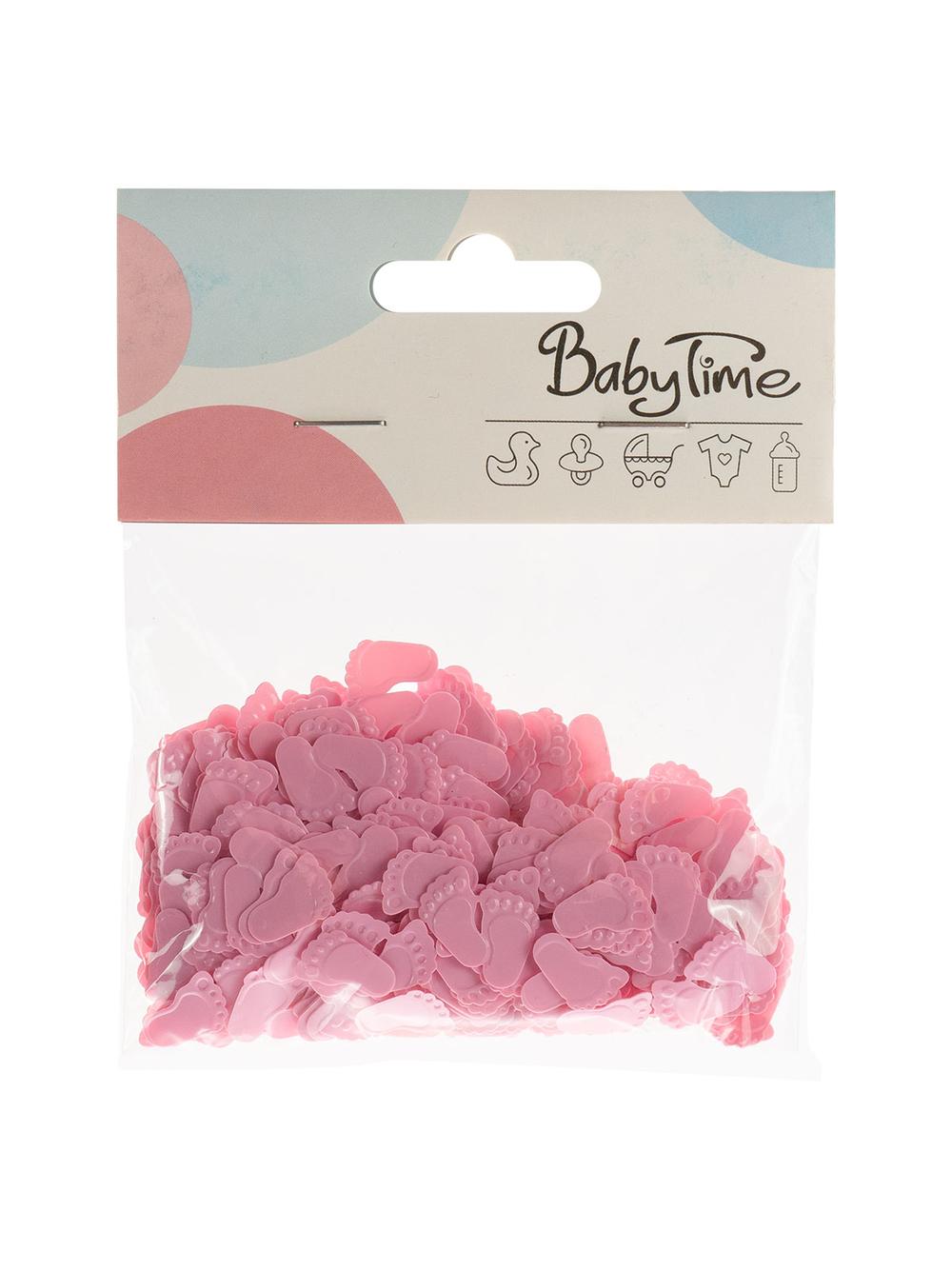 Konfetti stópki - różowe