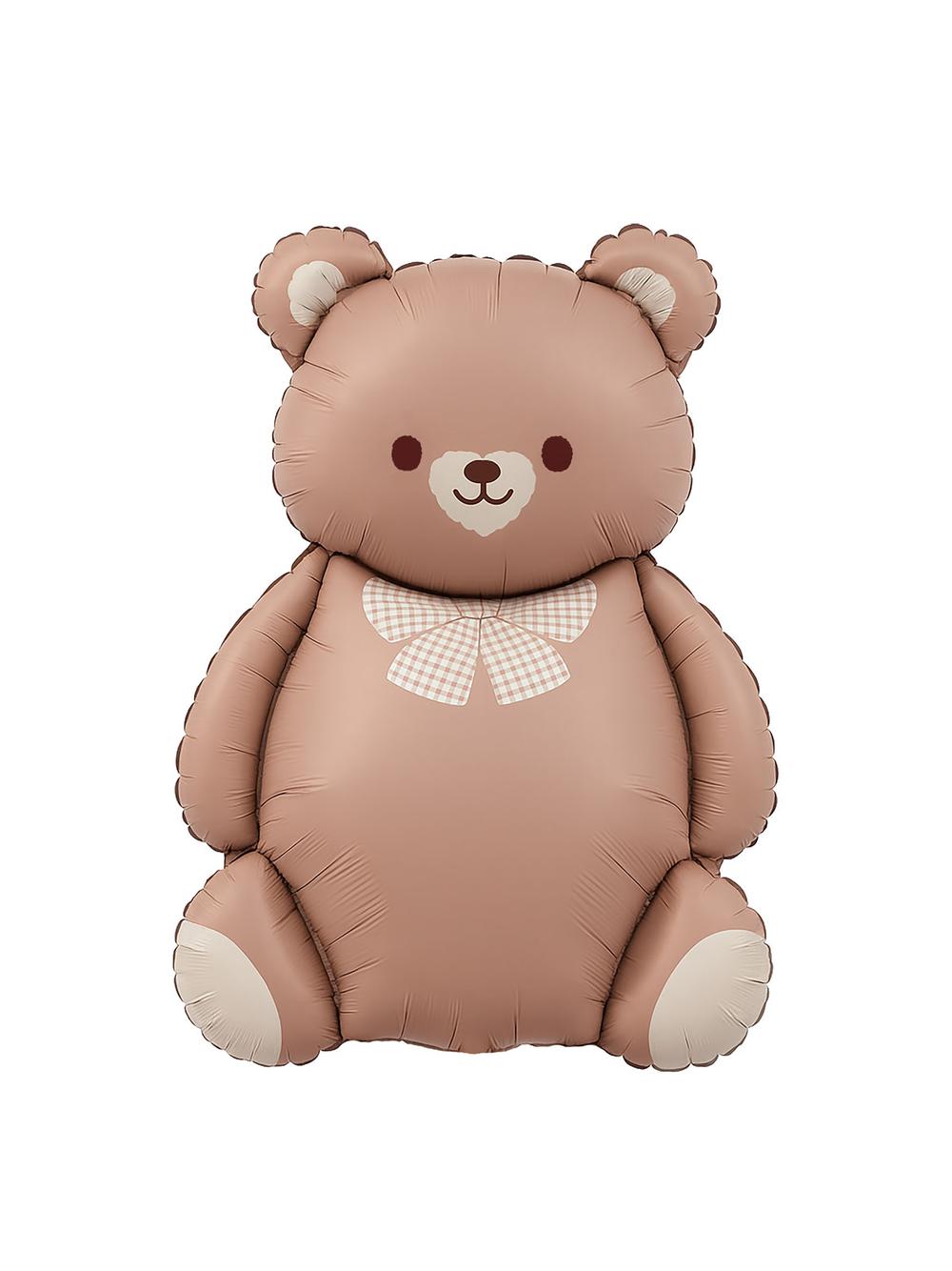 Balon foliowy miś z kokardą