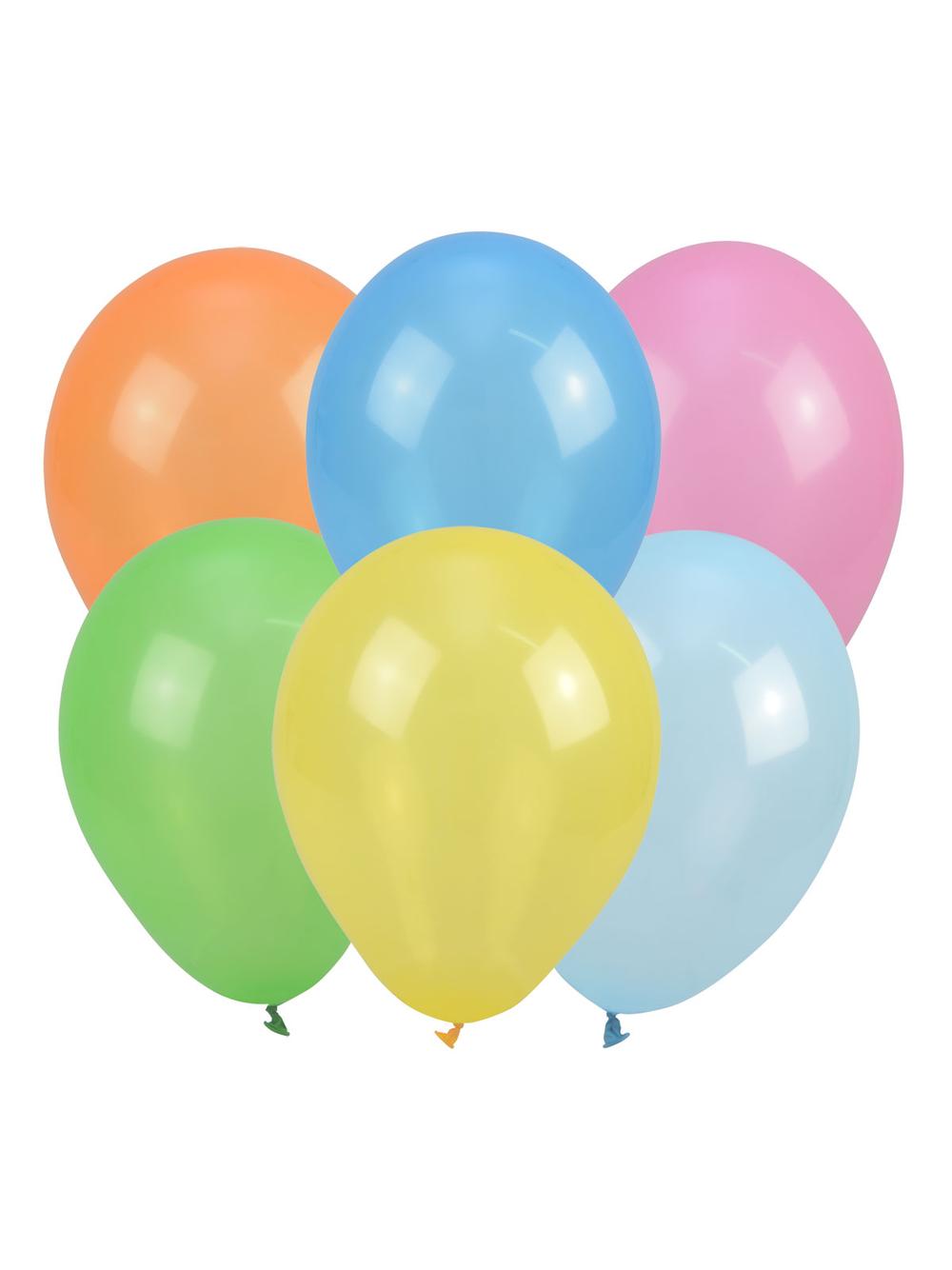 Balony pastelowe (6 szt.)