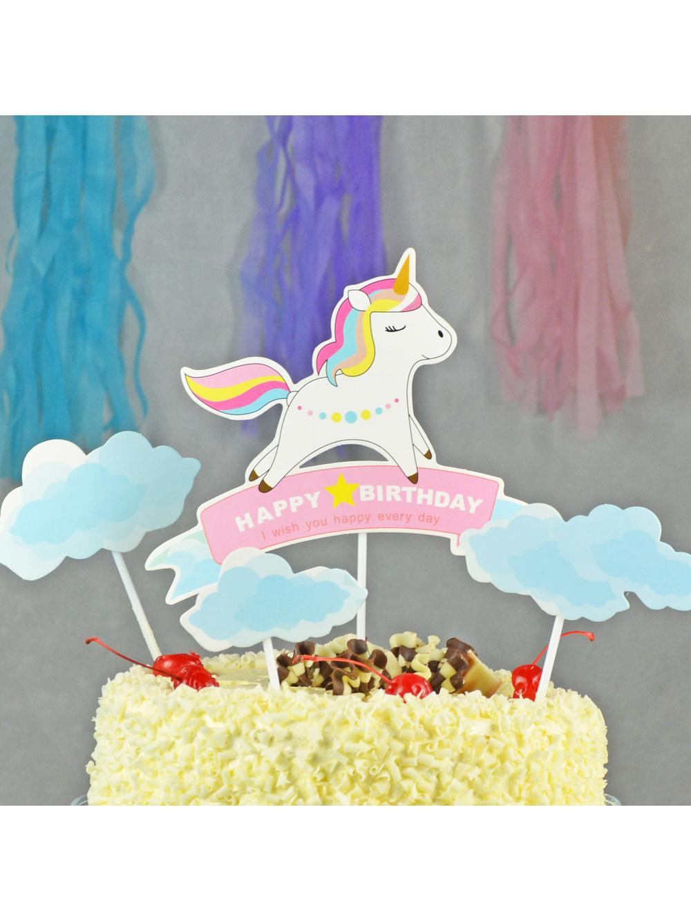 Dekoracja tortu - Jednorożec