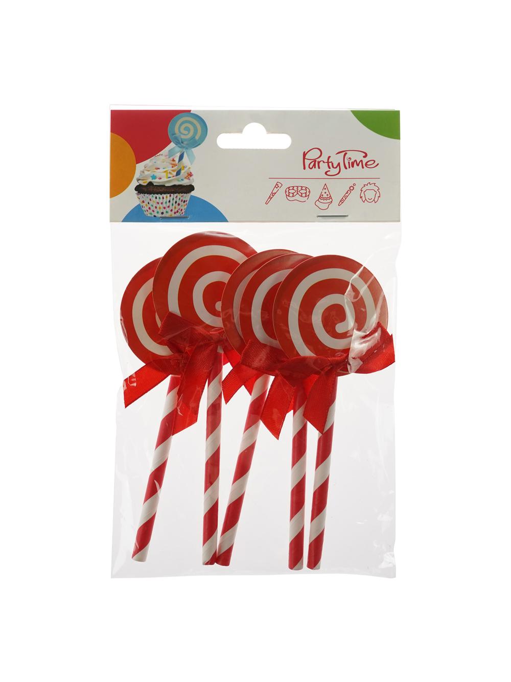 Dekoracja ciasta - lizaki (5 szt.)