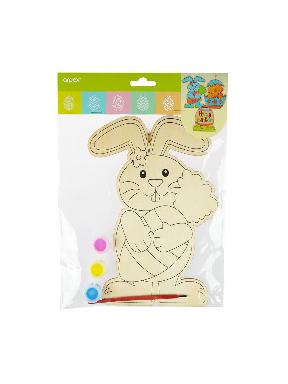 Drewniana ozdoba zrób to sam zając