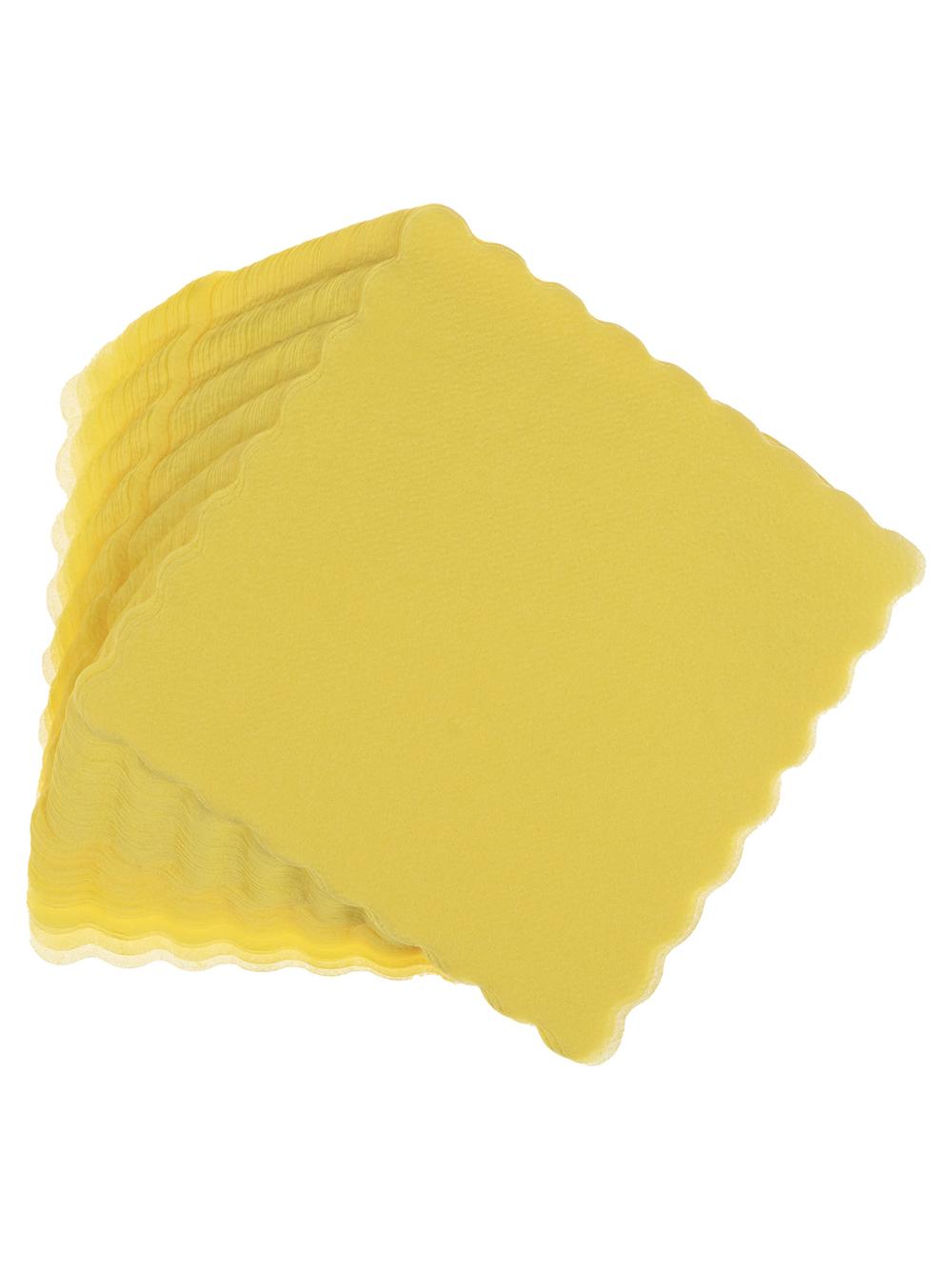Serwetki gastronomiczne - żółte 15x15 cm (120 szt.)