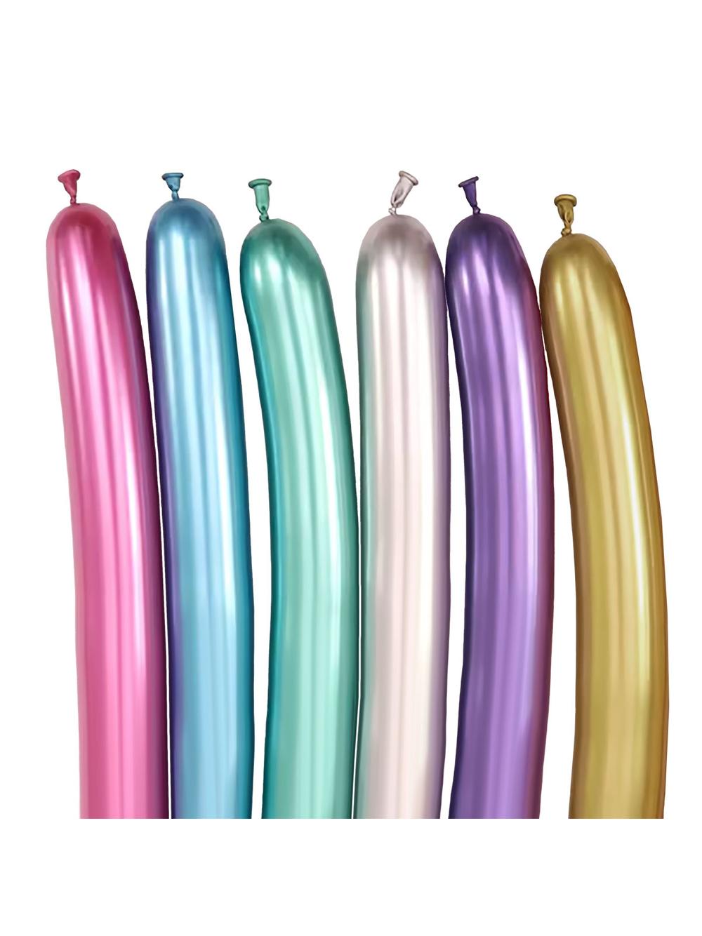 Balony do modelowania - efekt chromu (10