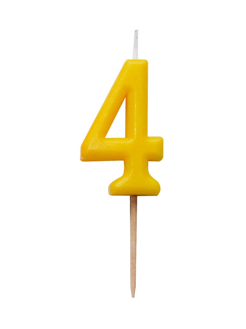 Świeczka kolorowa na szpilce nr 4