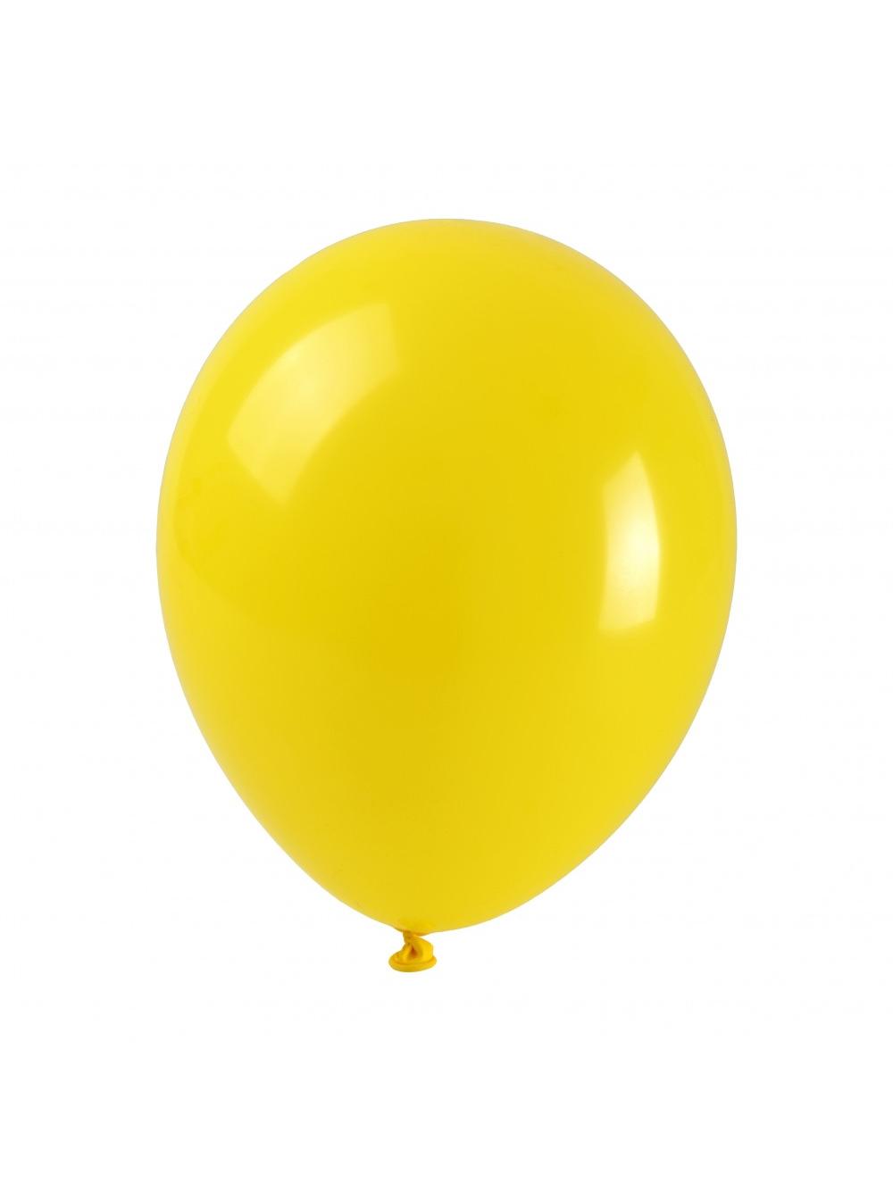 Balony pastelowe 10'' żółte nr 011 (100 szt.)