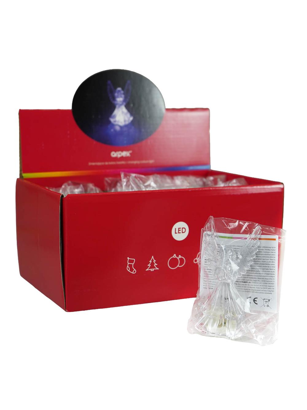 Aniołek LED w displayu