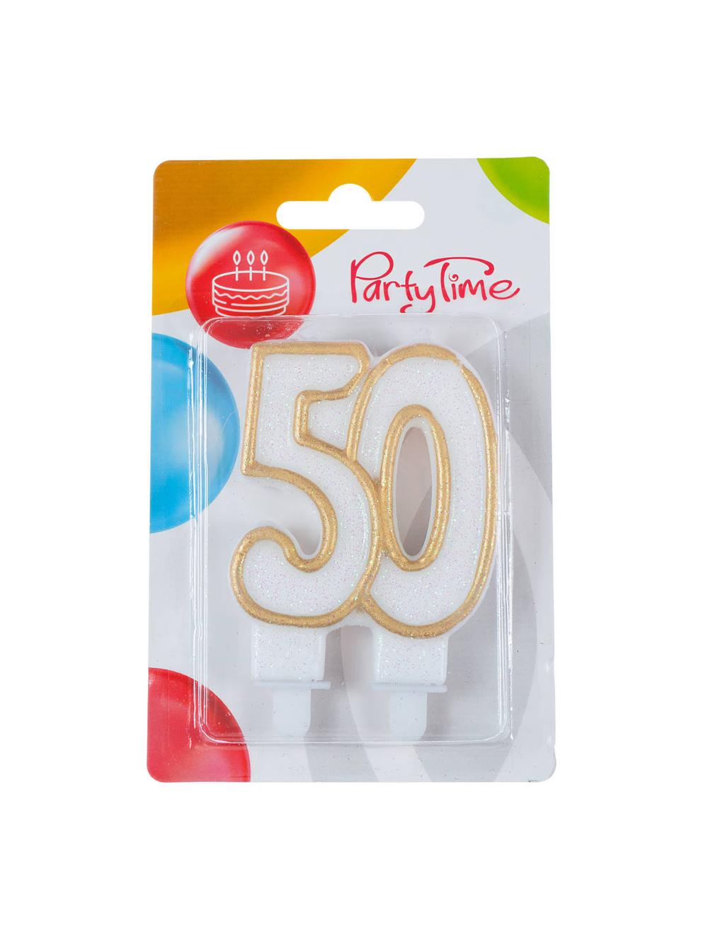 Świeczka jubileuszowa 50