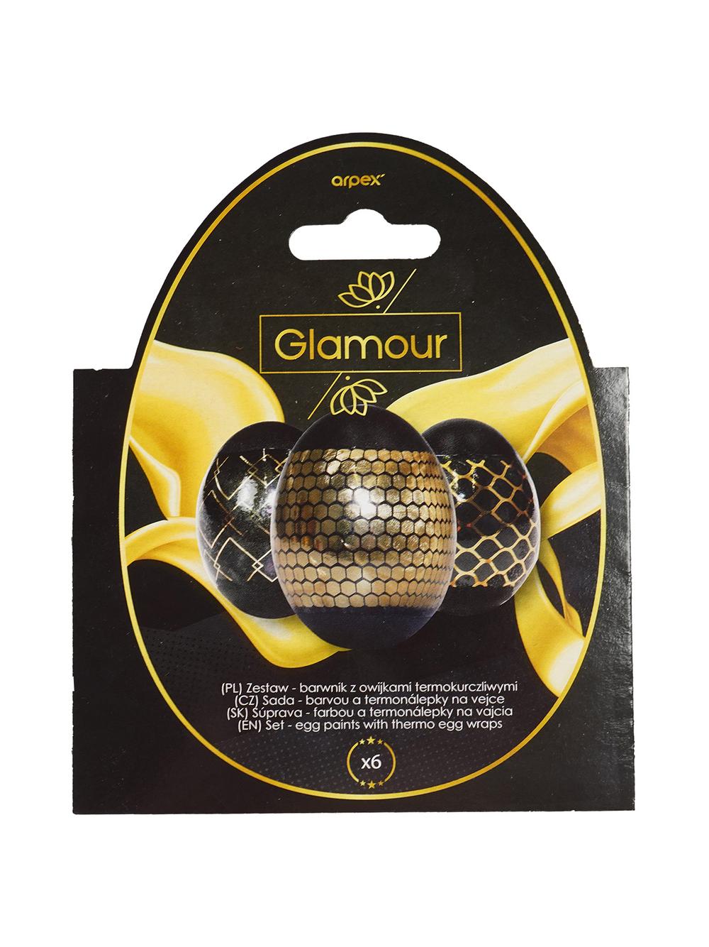 Zestaw Glamour - barwnik z owijkami termokurczliwymi (6 szt.)