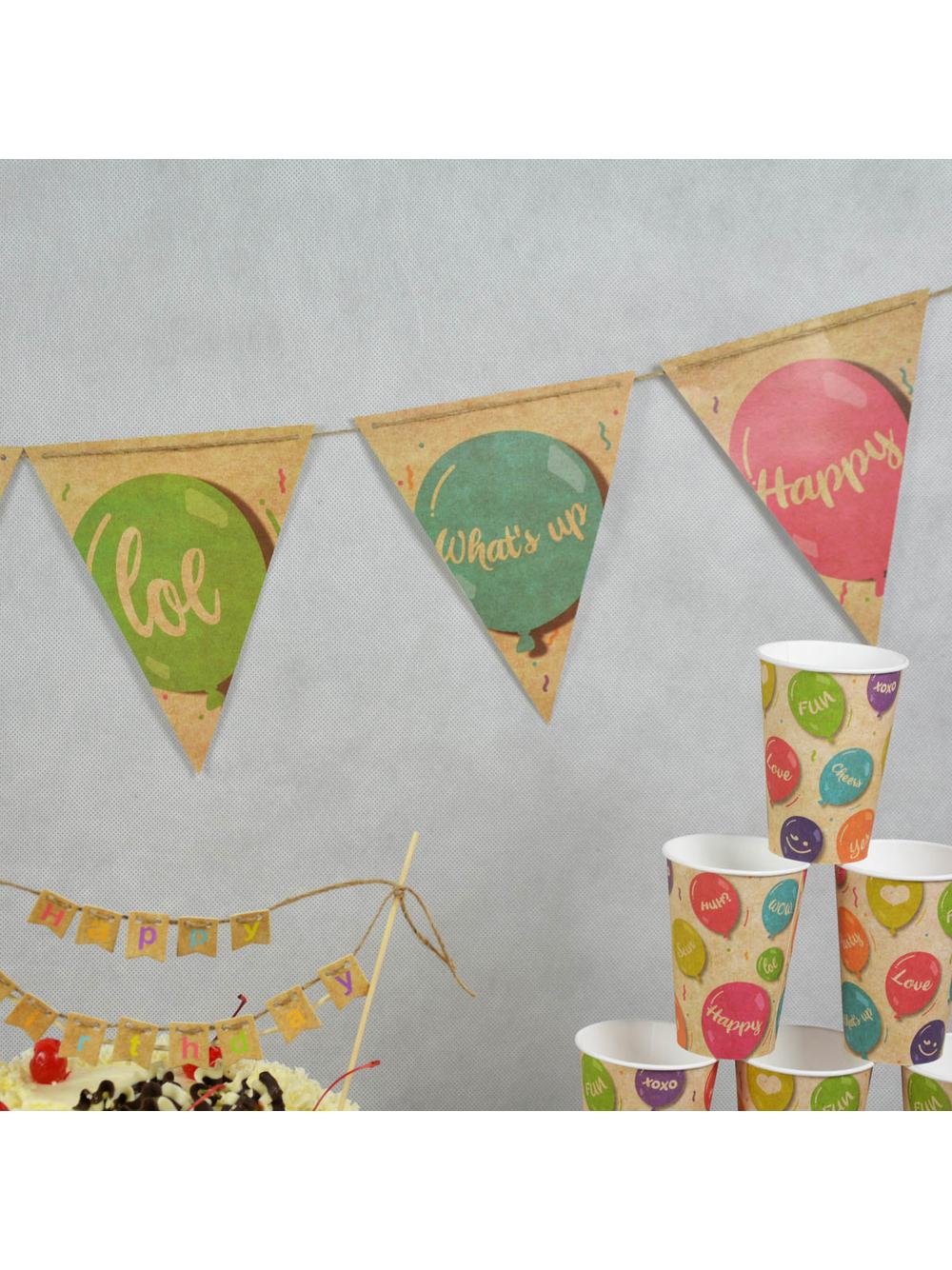 Girlanda - Kraft Balloons - FSC Mix