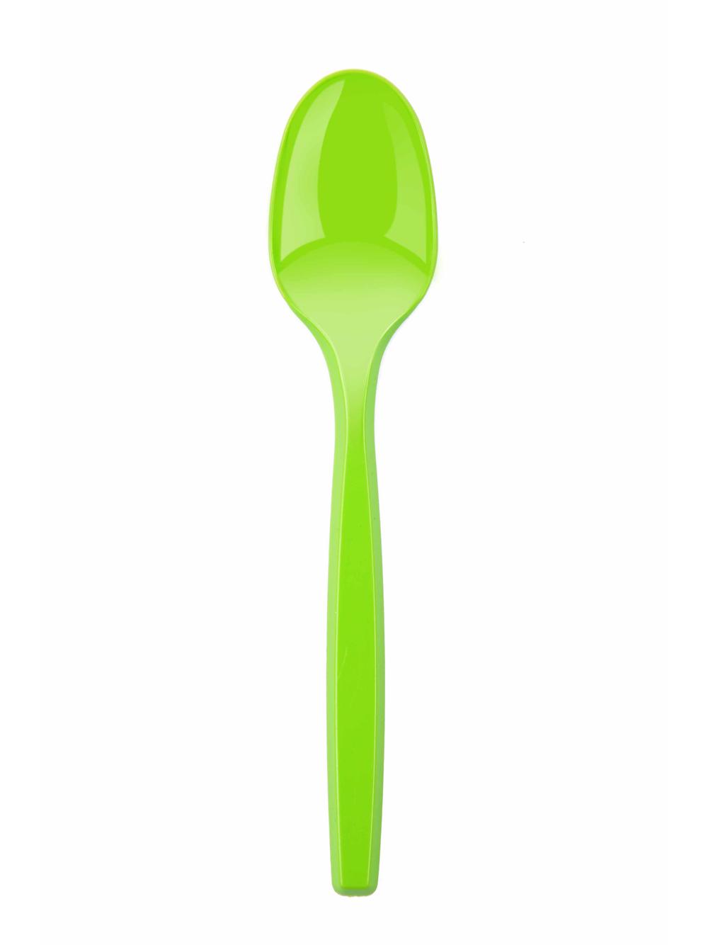 Łyżki plastikowe kolor (10 szt.)