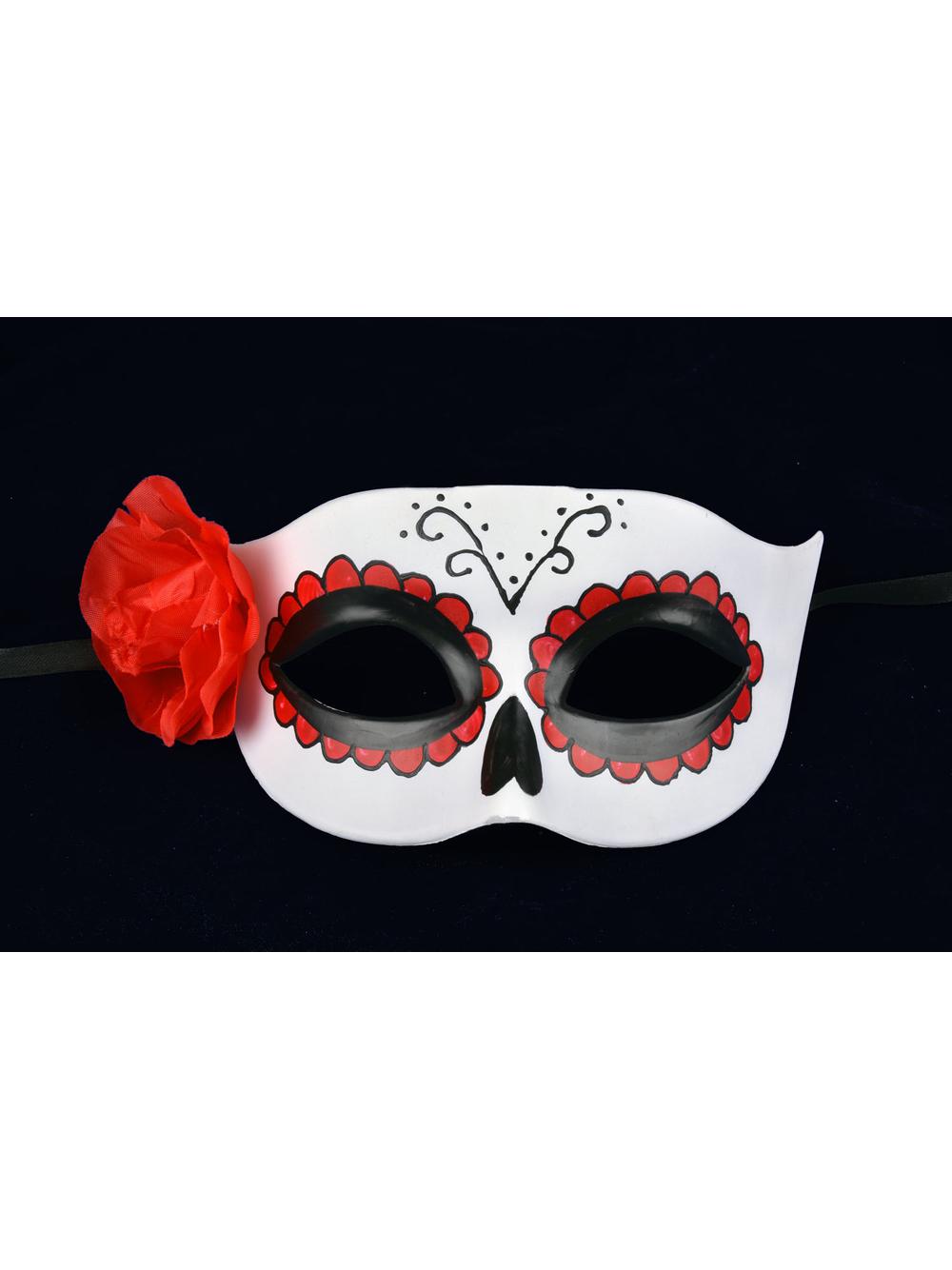 Maska wenecka z różą