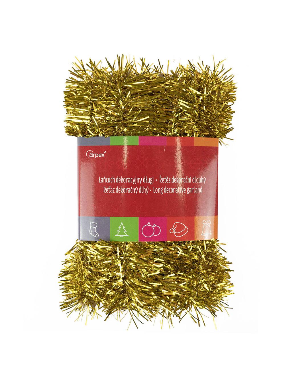 Łańcuch dekoracyjny długi złoty