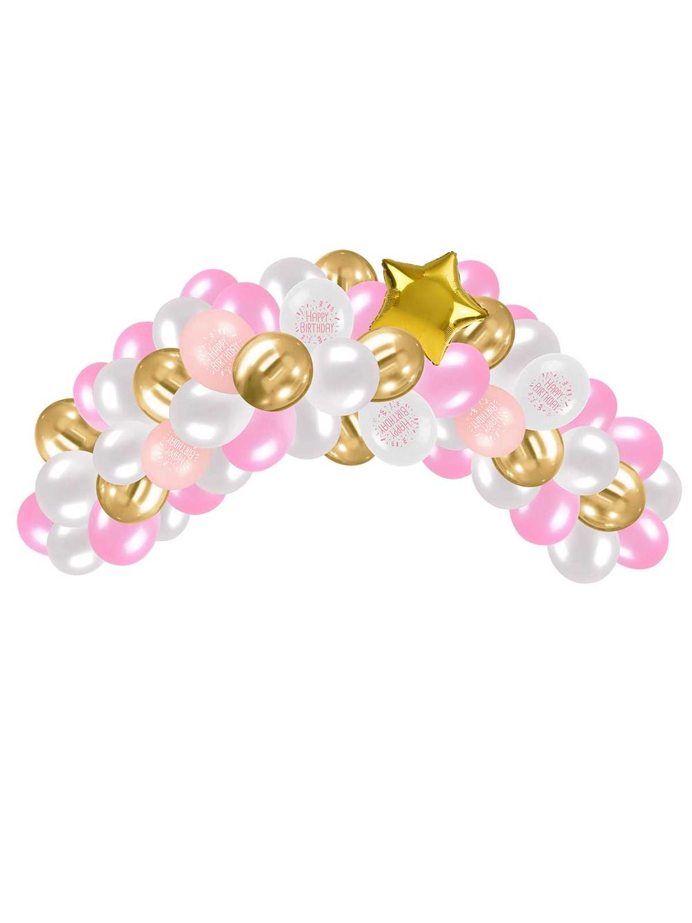 Zestaw urodzinowy dla dziewczynki LUX - 53 elementy