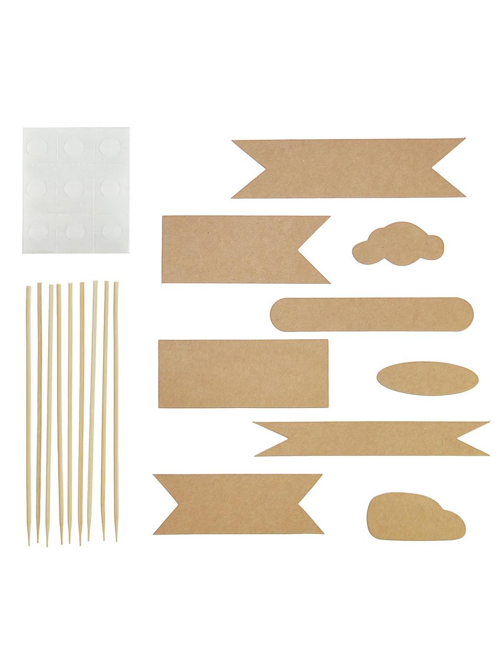Pickery flagi - Kraft Balloons (9 szt.)