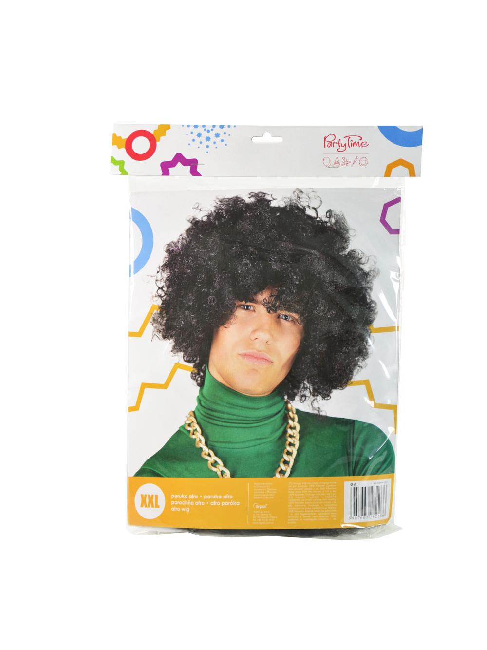 Peruka afro XXL brązowa