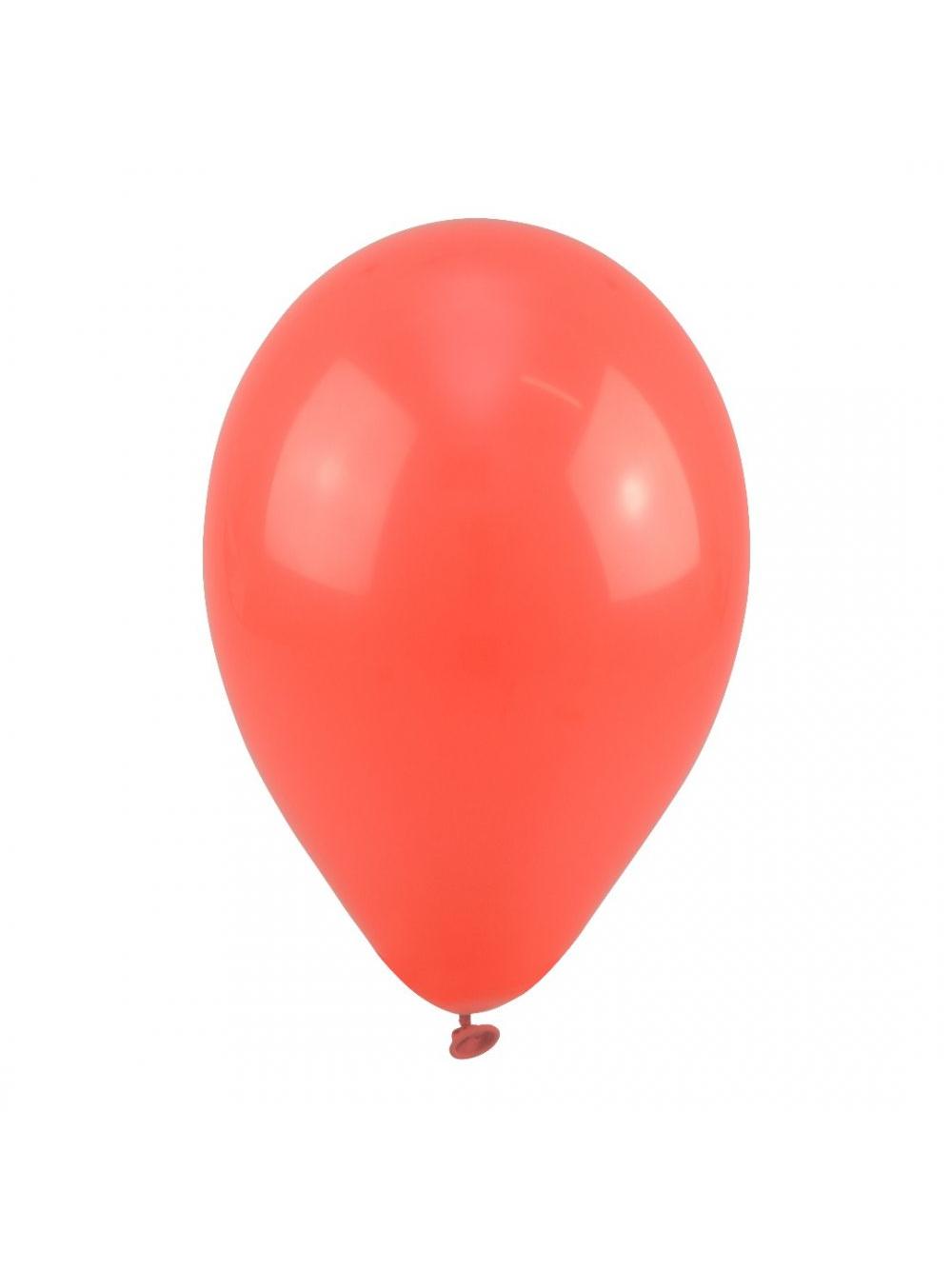 Balony pastelowe 10'' czerwone (100 szt.)