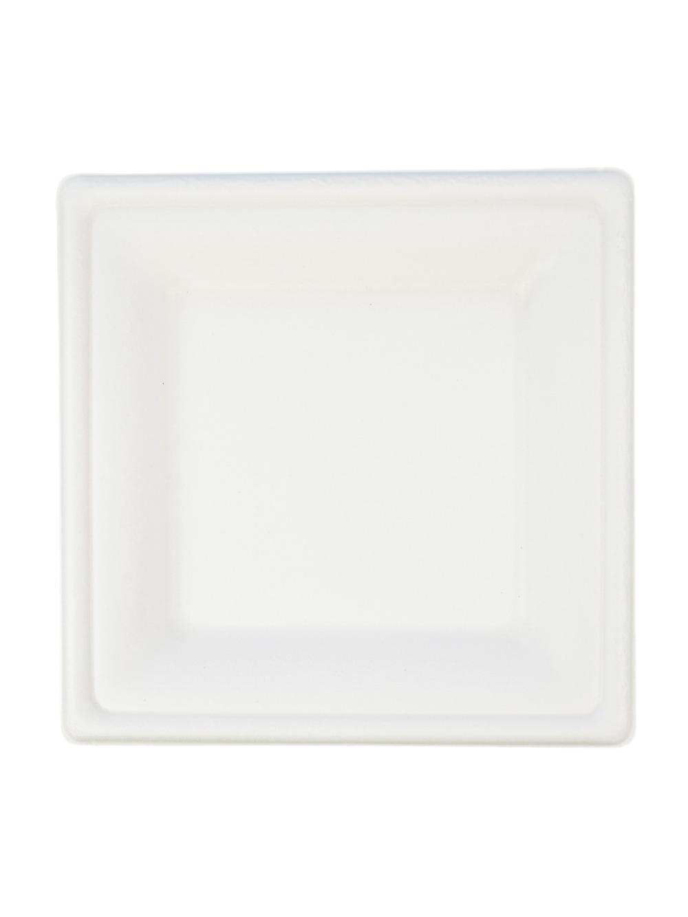 Talerze 15x15 cm - trzcina cukrowa (6 szt.)