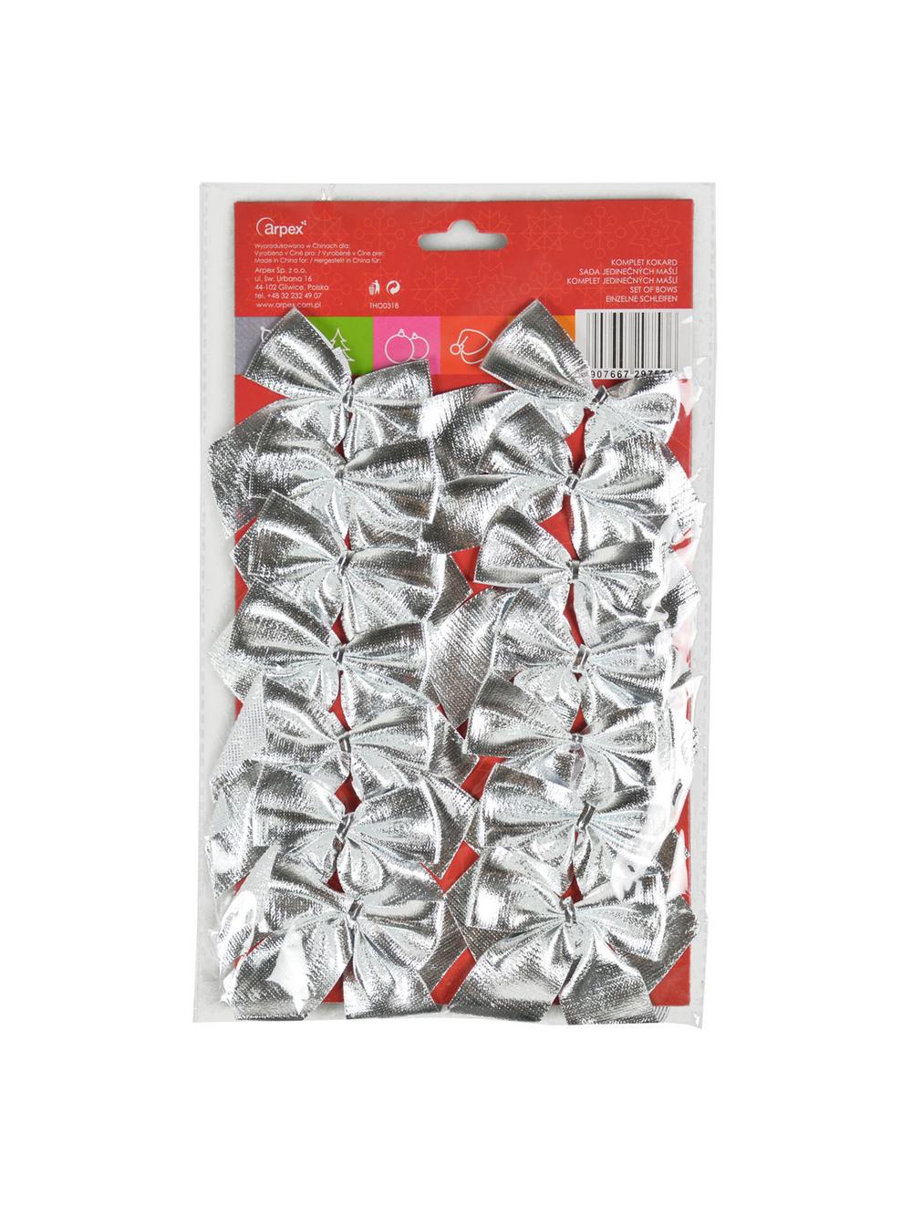 Komplet kokard srebrnych (14 szt.)