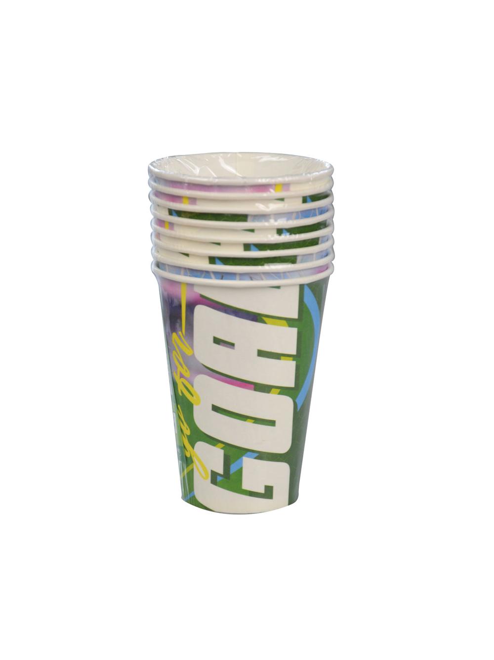 Kubki papierowe - Gol! (8 szt.)