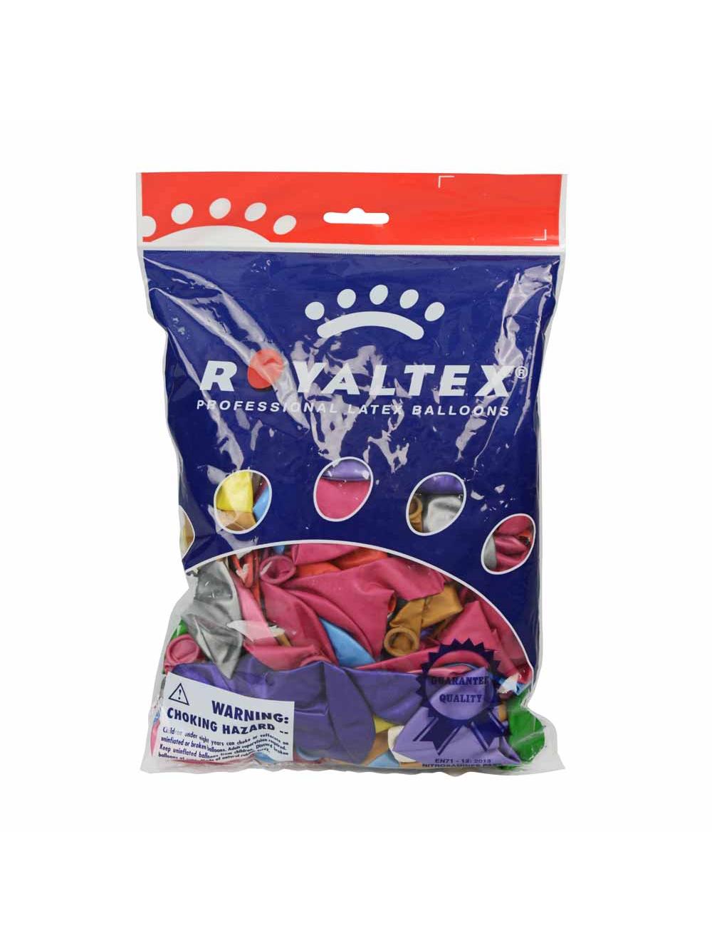Balony metalizowane 10'' (100 szt.)