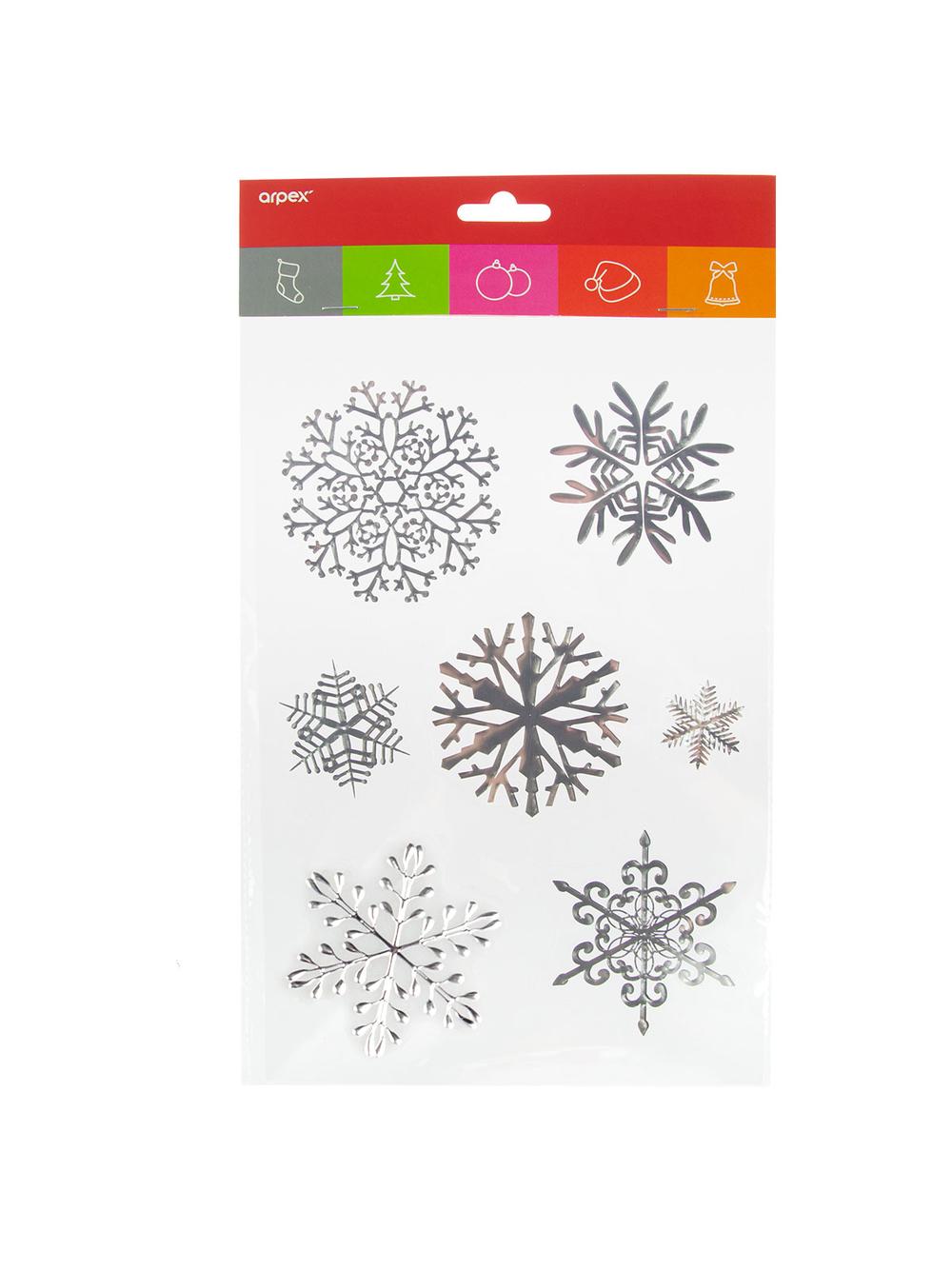 Płatki śniegu - naklejki