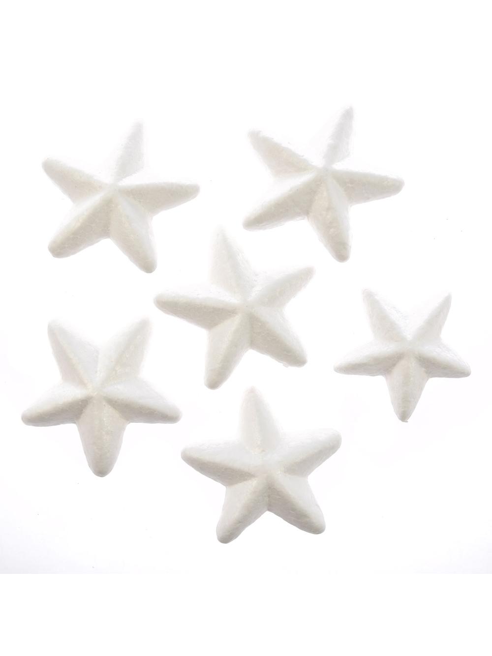 Gwiazdki styropianowe (6 szt.)