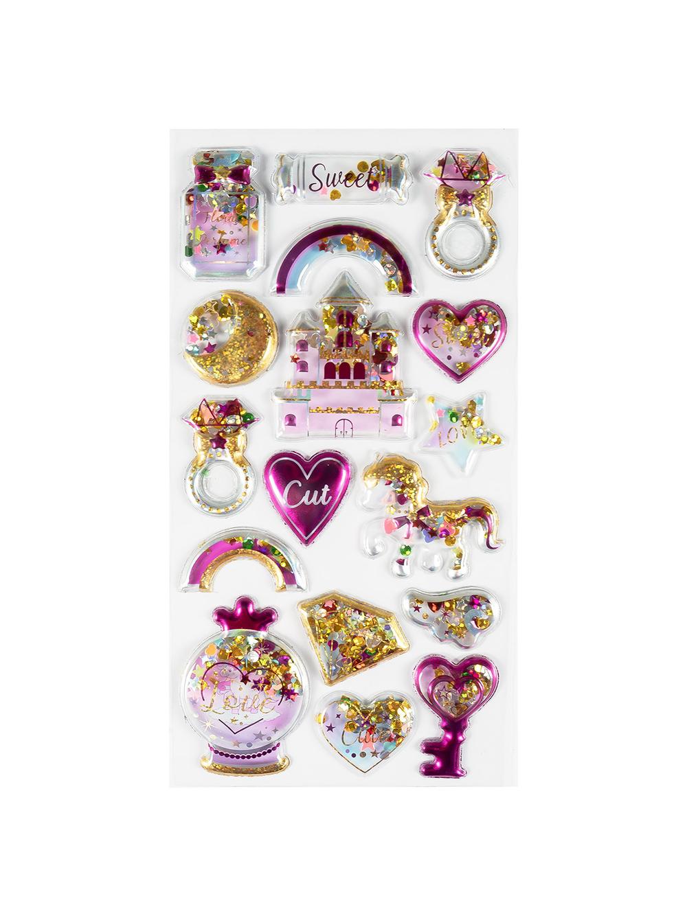 Naklejki 3D z konfetti