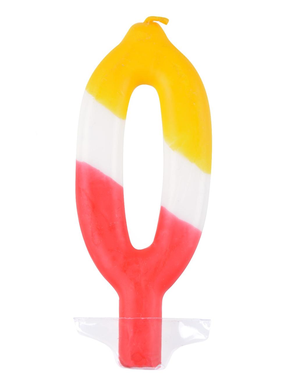 Świeczka cyferka - kolor nr 0