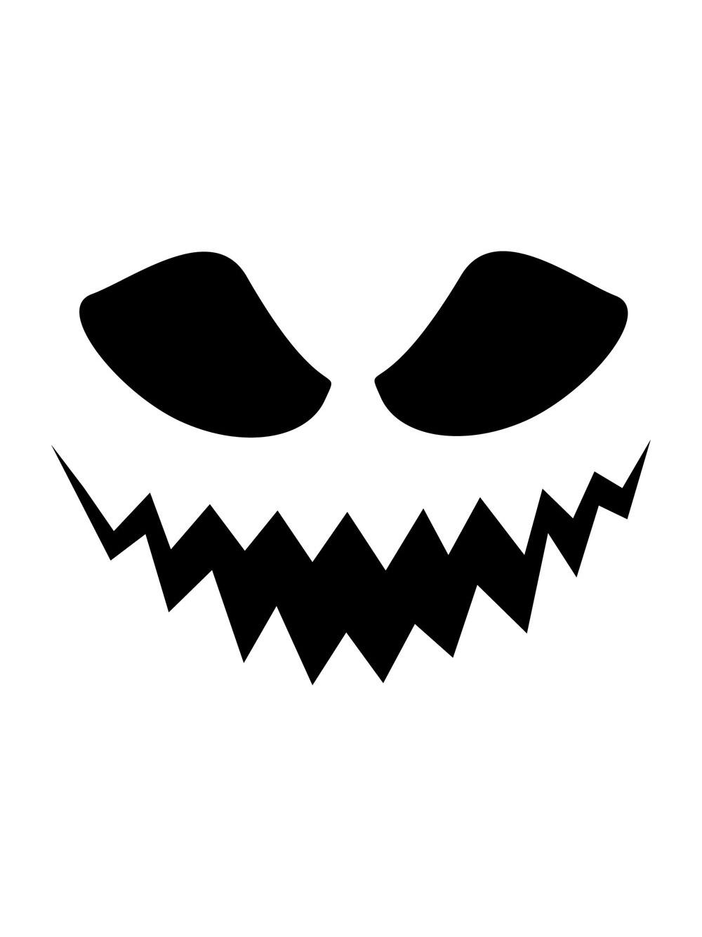 Szablony do dyni halloweenowej (10 szt.)
