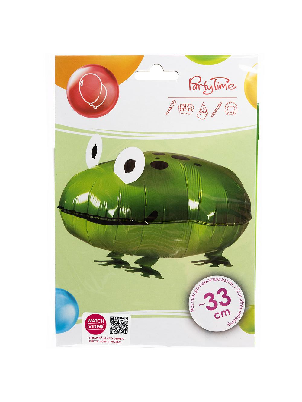 Balon foliowy chodzący - żabka